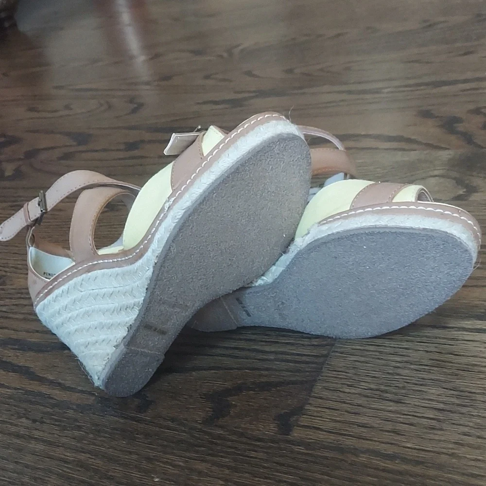 Bamboo Espadrilles - yellow - size 6.5